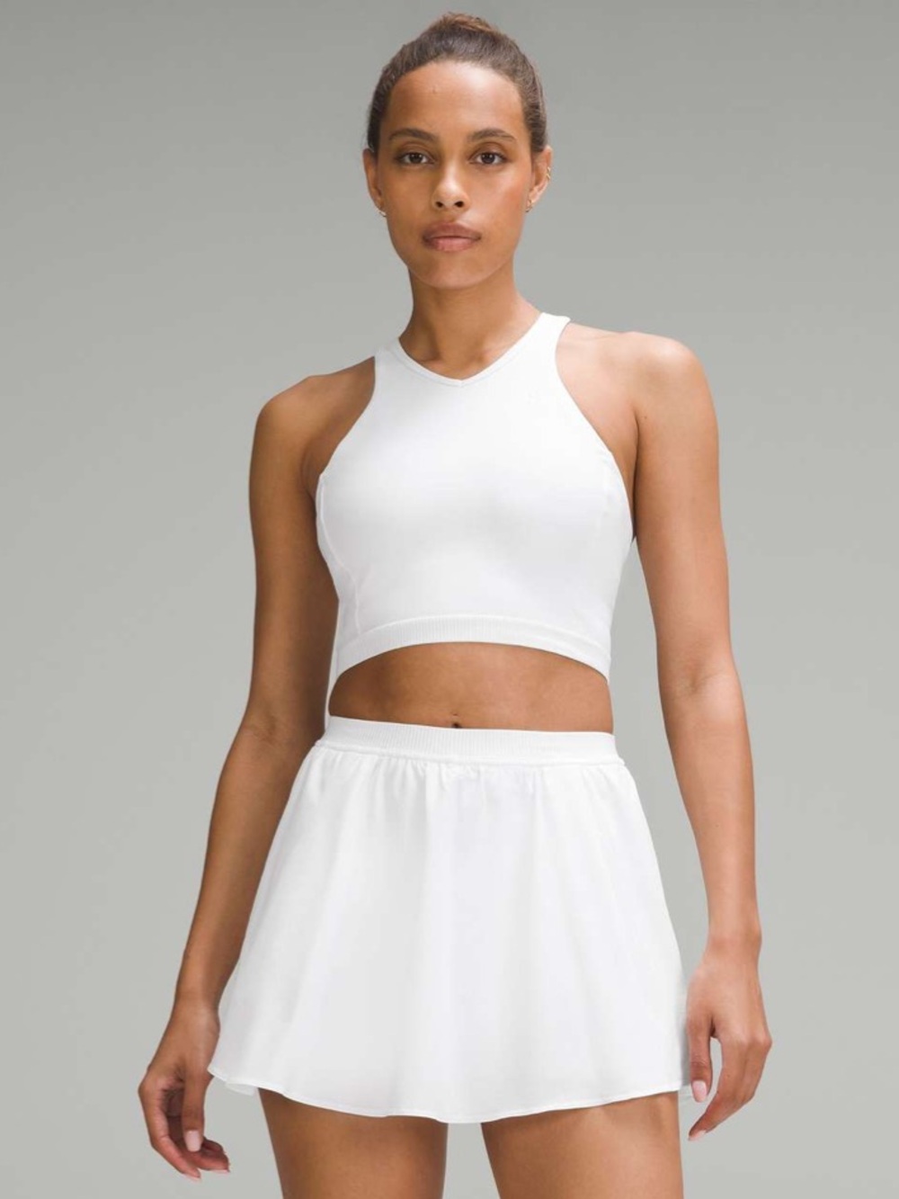 Lululemon Narrow Hem Cropped Tennis Tank Top *Medium Support, B/C Cup